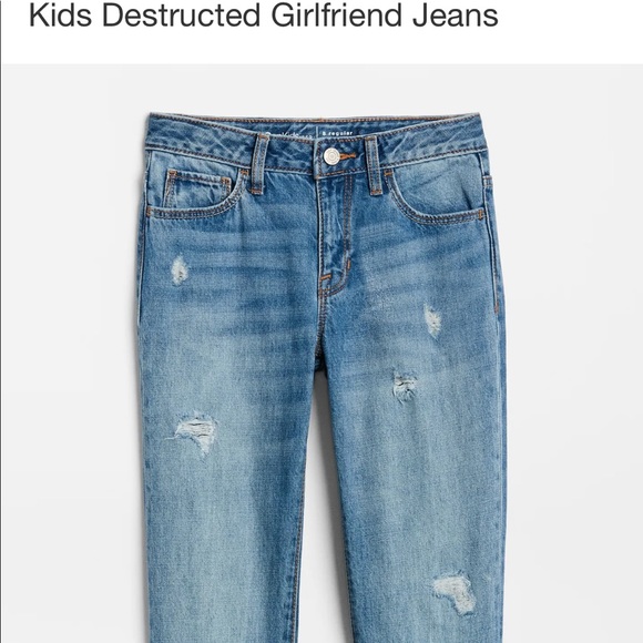 NWT GAP Girls’ 1969 Denim (Boy-Fit) - Picture 7 of 11